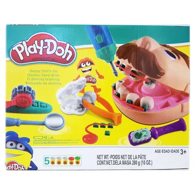 Зубной врач Play-Doh "Мистер Зубастик" - купить с доставкой по выгодным  ценам в интернет-магазине OZON (1080063762)