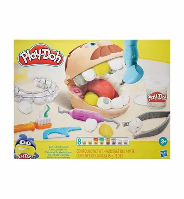 Hasbro Play-Doh   N Fill Мистер Зубастик набор пластилина  купить по выгодной цене в 