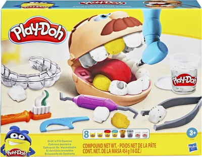 Масса для лепки Play-Doh Мистер Зубастик новая версия - купить с доставкой  в Самаре в Перекрёстке