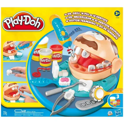 Игровой набор с пластилином Play-Doh Мистер Зубастик 6611A - характеристики  и описание на Мегамаркет