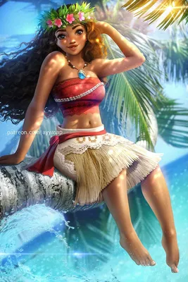 Moana (Моана) :: красивые картинки :: арт девушка :: Ketka / картинки,  гифки, прикольные комиксы, интересные статьи по теме.