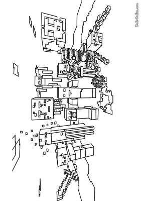 Мобы майнкрафт #1 - скачать или распечатать раскраску из категории «мобы  майнкрафт» бесплатно #240627