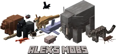 Alex's Mobs - новые реалистичные животные для майнкрафта [.4] [.2]  [.1] [.5] » Скачать моды для Майнкрафт