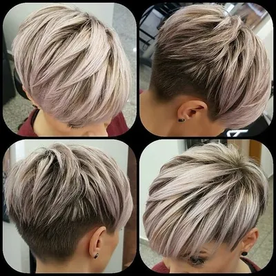 Модные стрижки и прически 2019 фото | Short hair haircuts, Short layered  haircuts, Short hair styles