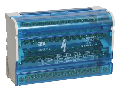 Кросс-модуль РБ-125 125А на DIN-рейку SQ0823-0002 Купить онлайн в ЭКС по  низкой цене из наличия: отзывы, характеристики, фото