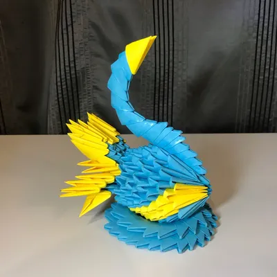 Модульное оригами пингвин мастер класс для начинающих - YouTube
