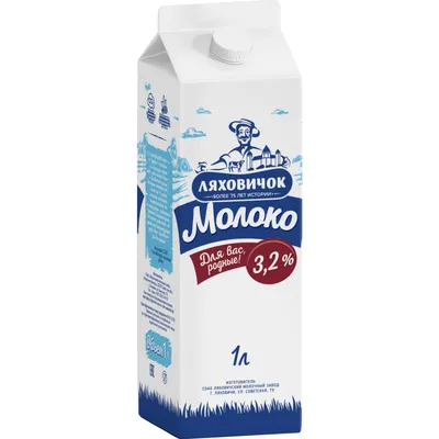Молоко «Ляховичок» 3,2% купить в Минске: недорого в интернет-магазине  Едоставка