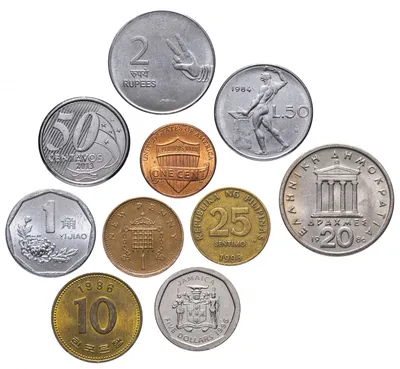 Микс-набор монет разных стран для нумизматической коллекции