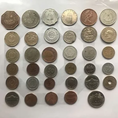 Набор монет разных стран мира №2 (10 штук) стоимостью 449 руб.