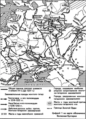 Татаро-монгольское нашествие на Русь. Вторжения крестоносцев. Александр  Невский