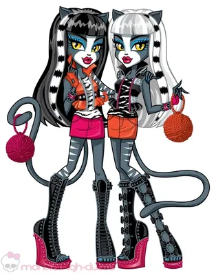 Куклы Школа Монстров Мяулодия и Пурсефона Meowlody and Purrsephone Zombie  Shake Monster High