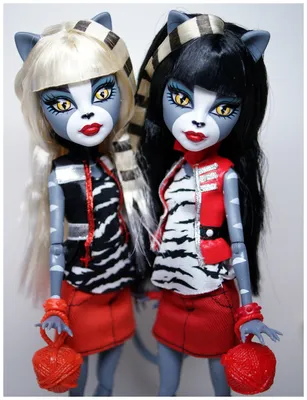 Набор кукол Monster High Hissfits - с Мяулоди, Пурсефоной и Торалей