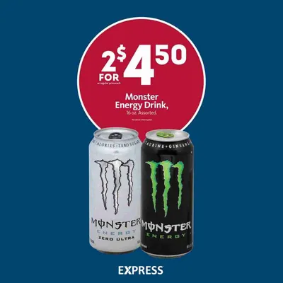 Monster Energy Lo-Carb, 16 Oz. Cans, 24 Pack