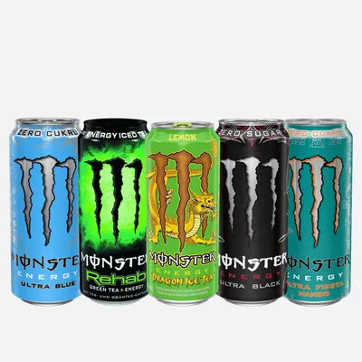 Monster Energy Drink 16 oz Can - Blue Dog Beverage