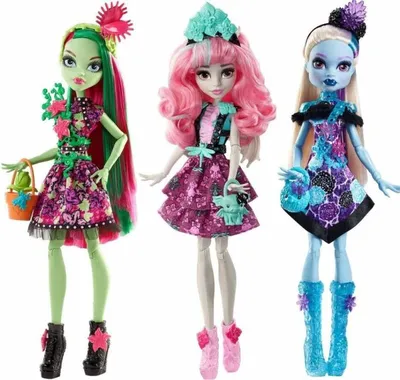 НОВИНКА новые куклы Монстер Хай Клодин Венера Джинафаер FIERCE ROCKERS  обзор 2016 Monster High трио - Vidéo Dailymotion