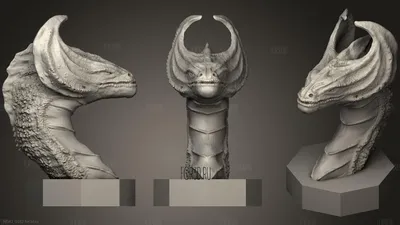 ArtStation - Голова дракона скульптинг/ Dragon head sculpting