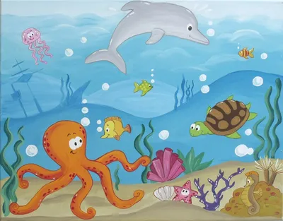 Картинки плавать в море для детей (55 фото) » Картинки и статусы про  окружающий мир вокруг
