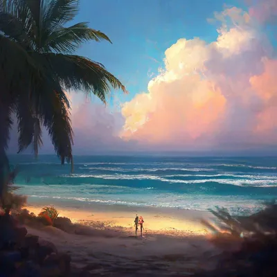 Картинки пара, пляж, море, любовь, фото, позитив - обои 1920x1200, картинка  №232846