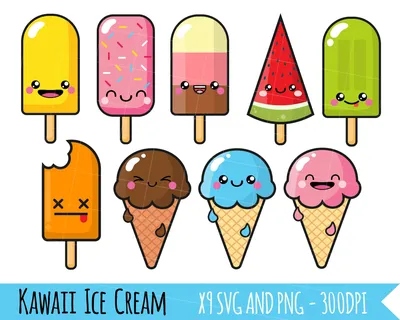 Мороженое для срисовки #17