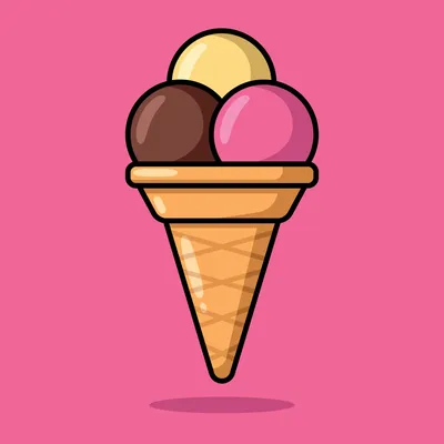 Мороженое нарисованные картинки