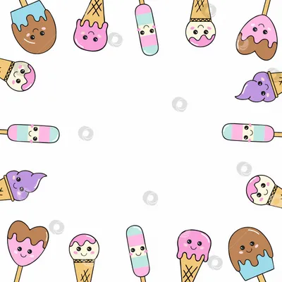 Как нарисовать милое МОРОЖЕНОЕ в стаканчике | How to draw a cute Ice cream  - YouTube