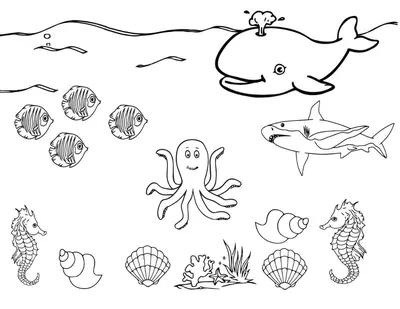 LevaToys Набор морские обитатели фигурки - «Большие хорошие фигурки морских  обитателей. » | отзывы