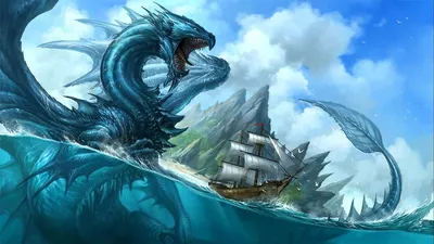 Морской дракон - ePuzzle фотоголоволомка