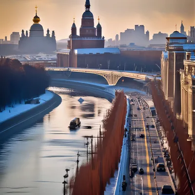 Река Москва - прогулки на теплоходе, маршруты экскурсий, глубина, притоки,  длина, набережная