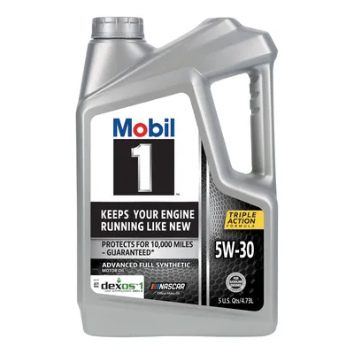 Mobil 1 Advanced Full Synthetic Motor Oil 5W-30, 5 Quart - 