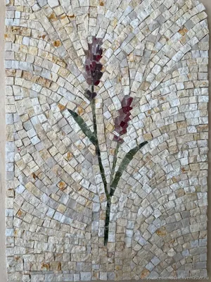 Ботаническая мозаика Дикий цветок – купить онлайн на Ярмарке Мастеров –  Q6M2YRU | Элементы экстерьера, Волгоград