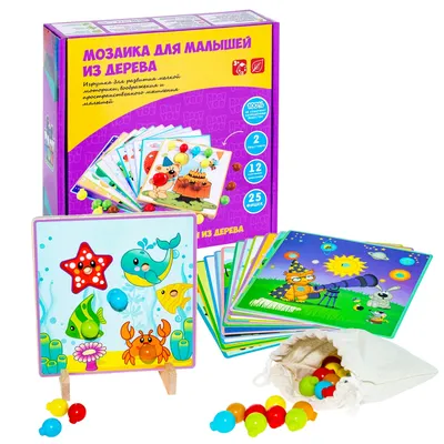 Крупная мозаика для детей Морской мир TaKKi Toys 11796519 купить за 580 ₽ в  интернет-магазине Wildberries