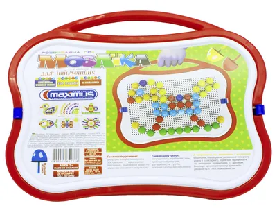 Мозаика в планшете BONDIBON Baby You - Магнитные крапинки (380 шариков) -  купить по лучшей цене в интернет-магазине детских игрушек SunnyToy!