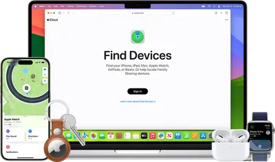 Поиск пропавшего устройства Apple или трекера AirTag с помощью приложения  «Локатор» - Служба поддержки Apple (RU)