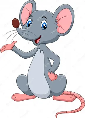 Cute Mouse Face Rodent Animal Character in Animated Cartoon Vector  Illustration 16461446 Vector Art at Vecteezy