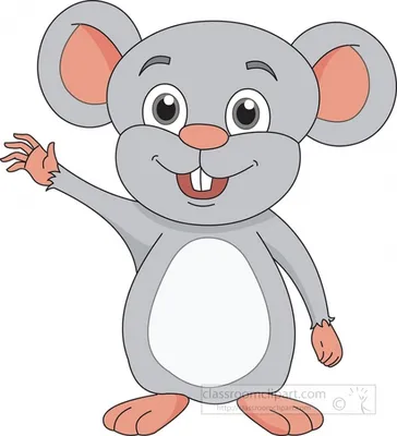 Cartoon Mouse Drawing Vector Stock Vector | Adobe Stock