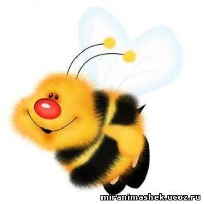 Bee. Пчёлка. PNG. | Bee pictures, Cartoon bee, Bee art