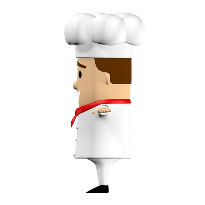 Мультяшный Логотип маленького шеф-повара, Logos Включая: логотип и вектор -  Envato Elements