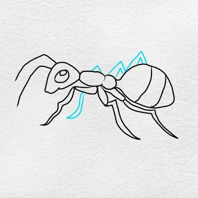 Большой муравей среди маленьких людей» — создано в Шедевруме