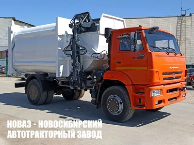 Мусоровоз HARVEST МС18-МН3, 18 м³, КАМАЗ 53605, купить по России, продажа  по цене завода, боковая загрузка кузова - НОВАЗ