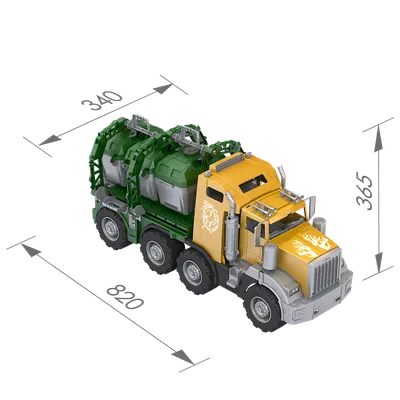 Арт. 431524 Мусоровоз "Аризона" - НОРДПЛАСТ