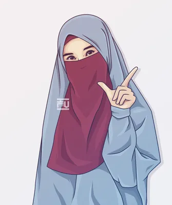 Pin on Anime manga hijab