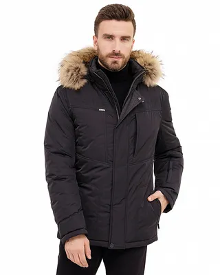 Мужская куртка Snow Bears SB-21197 Евро зима (облегчённая зима) из  комбинированной ткани купить в интернет магазине | 