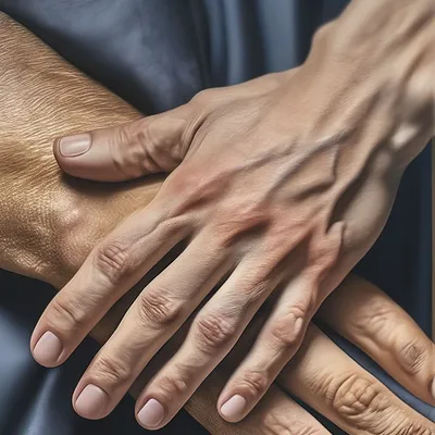 Ладонь мужской руки | Премиум Фото