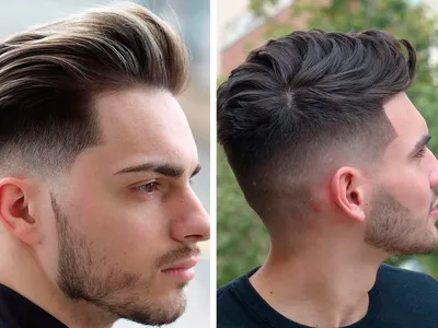 100%) Модные мужские стрижки 2022 2023 года тенденции 200 фото | Square  face hairstyles, Mens haircuts short, Side part haircut