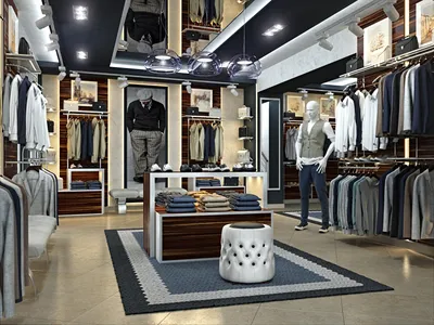 Бюджетный магазин мужской одежды г. Пенза - Работа из галереи 3D Моделей