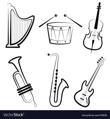 Музыкальных инструментов картинки
