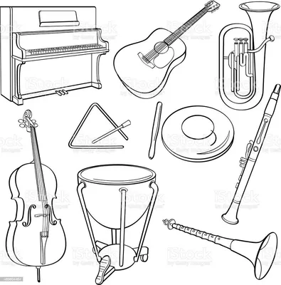 Картинки музыкальных инструментов симфонического оркестра - 72 фото