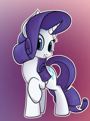 Rarity front view | My little pony rarity, Rarity pony, My little pony  friendship