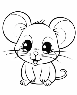 Мышка рисунок для детей - 80 фото