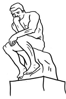 Скульптура Anglada "Мыслитель" (Thinker) - [арт.251-132], цена: 24000  рублей. Эксклюзивные мужчинылюди в интернет-магазине подарков LuxPodarki.